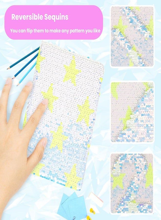 Geesinimo A5 Scrapbook with Pentagram Design,Fashionable for Junk Journaling & Daily Logging - Budget Planner, Organizer, Gifts for School, College & Travel - Aesthetic Health Challenge - Image 3